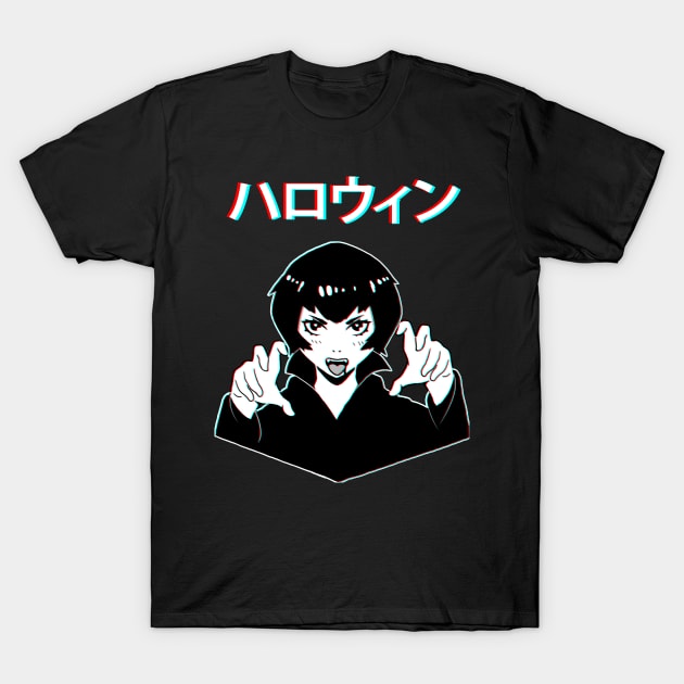 Halloween Kawaii! - Black Version T-Shirt by DriXxArt